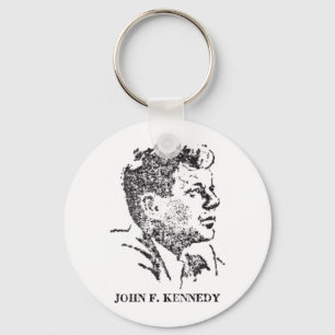 Porte-clés Profil de John F. Kennedy en 1963