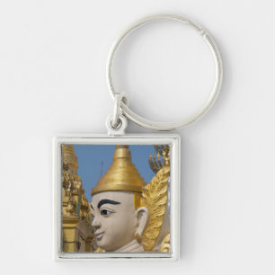 Porte-clés Profil de statue de Bouddha