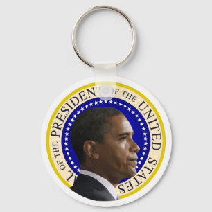 Porte-clés Profil du président Obama