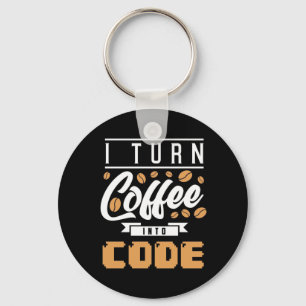 Porte-clés Programmeur Transformez Le Café En Code