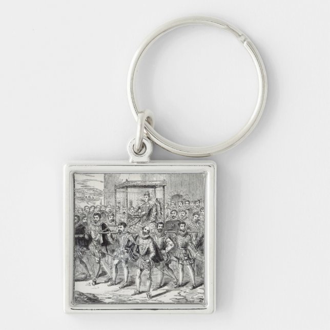 Porte-clés Progrès d'état de la Reine Elizabeth (Devant)