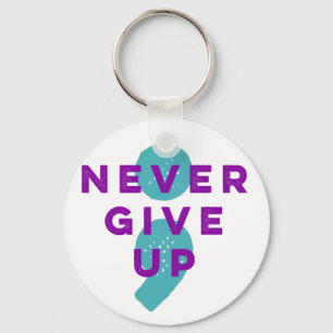 Porte-clés Project Semicolon Never Give Up Suicide Prevention