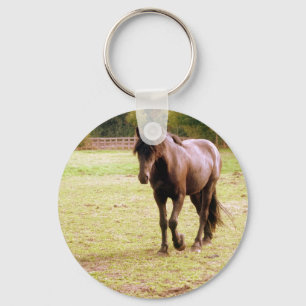 Porte-clés Promenade à cheval Brown relaxante