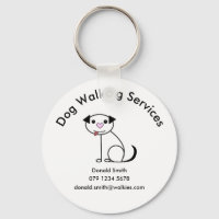 Promotion de la marche pour chien carte de visite 