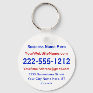 Porte-clés Promotional Keychains No Minimum, Small Business