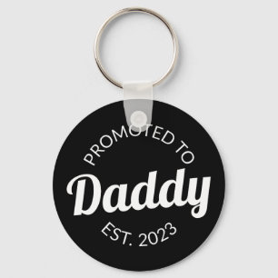 Porte-clés Promu À Daddy Est. 2023 I