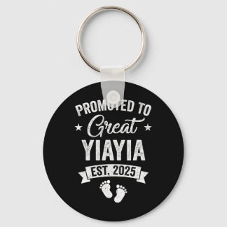 Porte-clés Promu À Great Yiayia Est 2025 Grossesse Announ