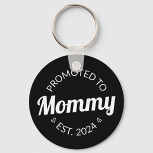 Porte-clés Promu À Mommy Est. 2024 I
