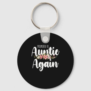 Porte-clés Promu À Tante À Nouveau