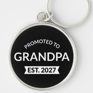 Porte-clés Promu Grand-père Estimé 2027 Nouveau Papa II