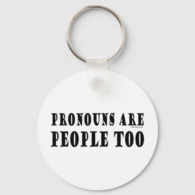 Porte-clés Pronouns (Recto)