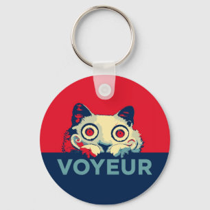 Porte-clés Propagande de chat de VOYEUR