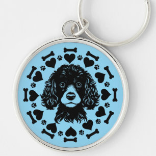 Porte-clés Propriétaire du chien de caniche