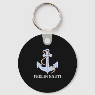 Porte-clés Propriétaire d'un bateau de plaisance masculin se