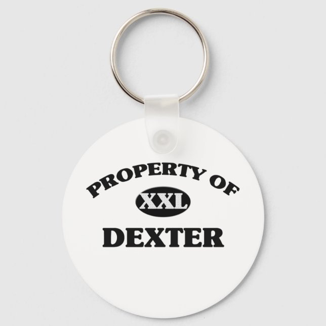 Porte-clés Propriété de DEXTER (Recto)