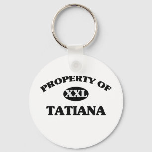 Porte-clés Propriété de TATIANA