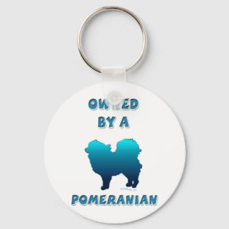 Porte-clés Propriété d'un Poméranien