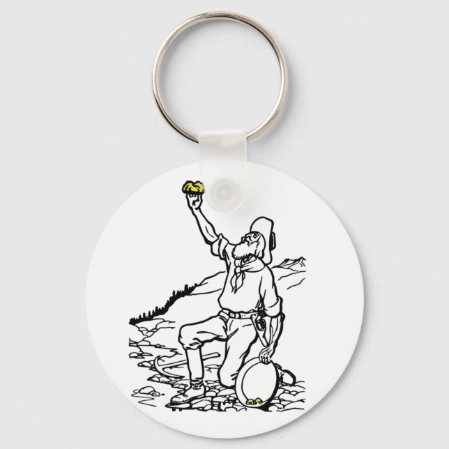 Porte-clés Prospecteur Gold Miner (Recto)