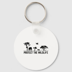 Porte-clés Protéger la faune Safari Conservation des animaux