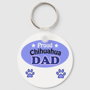 Porte-clés Proud Chihuahua Dad