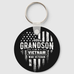 Porte-clés Proud Grandson Vietnam Vet Grandpa Veteran