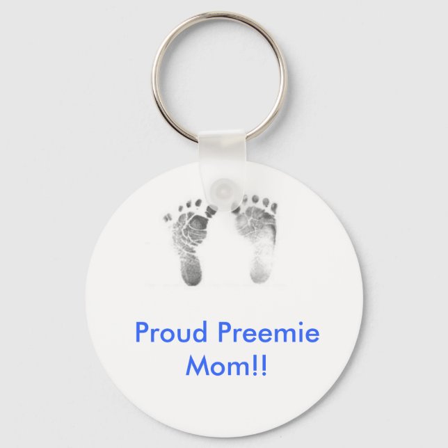 Porte-clés Proud Preemie Mom!! (Recto)