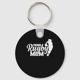 Porte-clés Proud Rugby Mom Football Sport Spieler