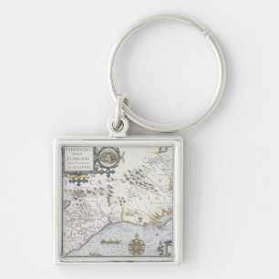 Porte-clés Provinciarum 3 d'article et de Floridae Americae