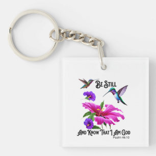 Porte-clés Ps 46:10 Be Still and Know Hummingbird