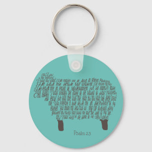 Porte-clés Psaume 23 Verse de la Bible