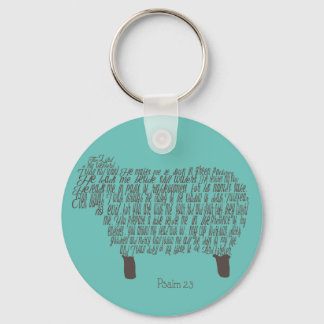 Porte-clés Psaume 23 Verse de la Bible