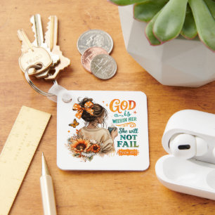 Porte-clés Psaume 46:5...