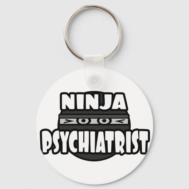 Porte-clés Psychiatre Ninja (Recto)