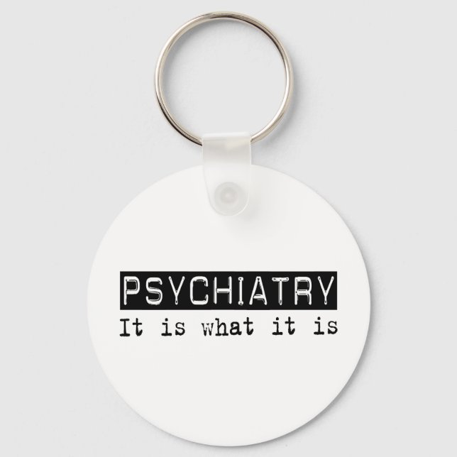 Porte-clés Psychiatrie C'Est (Recto)