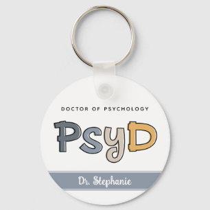 Porte-clés Psychologue PsyD sur mesure