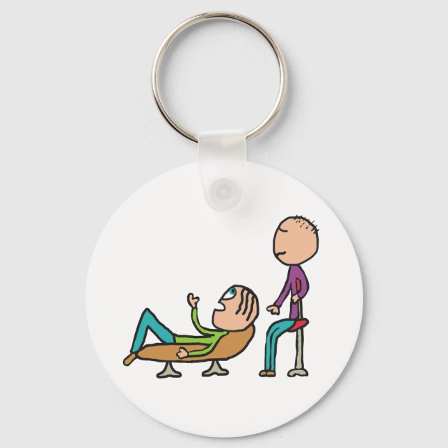 Porte-clés Psychothérapie Conseil et thérapie (Recto)