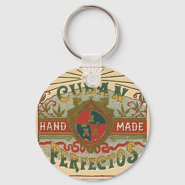 Porte-clés Publicité de cigares pour le Étiquette de tabac de (Recto)