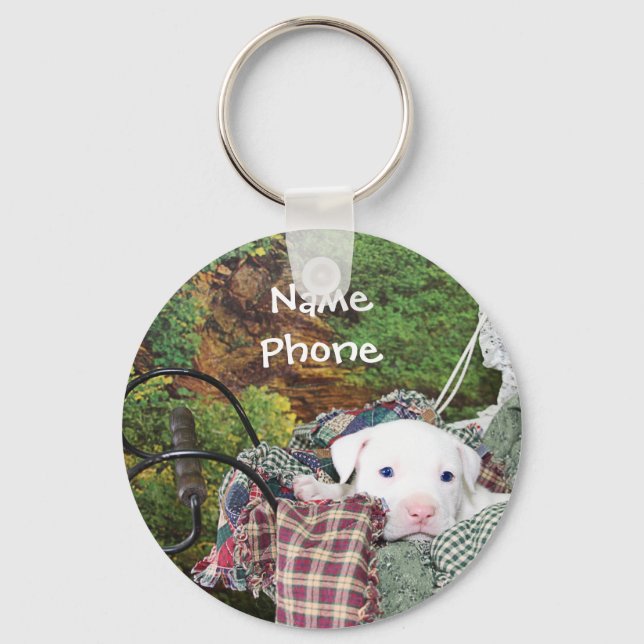 Porte-clés Publicité du service pour animaux domestiques (Recto)