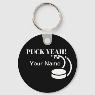 Porte-clés Puck Ouais Hockey
