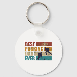 Porte-clés Pucking Papa Jamais Hockey Papa