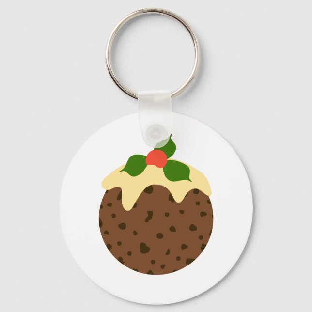 Porte-clés Pudding de Noël (Recto)