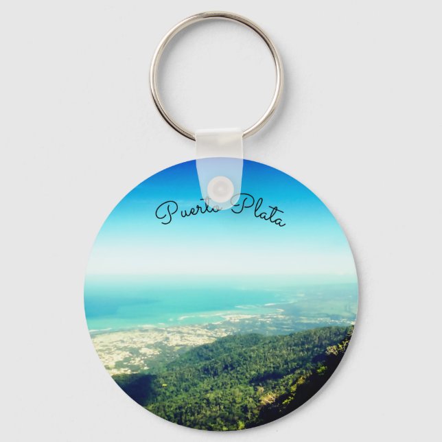 Porte-clés Puerto Plata personnalisé (Recto)