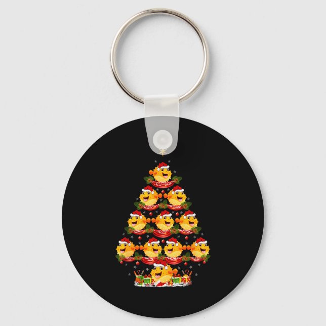 Porte-clés Puffer Fish Xmas Lighting Santa Puffer Fish Christ (Recto)