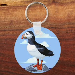 Porte-clés Puffin Cute Atlantic Seabird