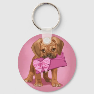 Porte-clés Puggle chiot et Clutch