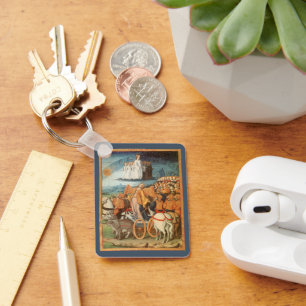 Porte-clés Puissance astronomique céleste vintage des cieux