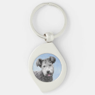 Porte-clés Pumi Peinture - Cute Original Chien Art