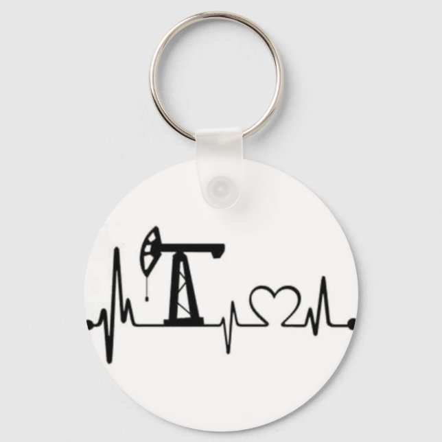 Porte-clés Pump Jack Heartbeat (Recto)