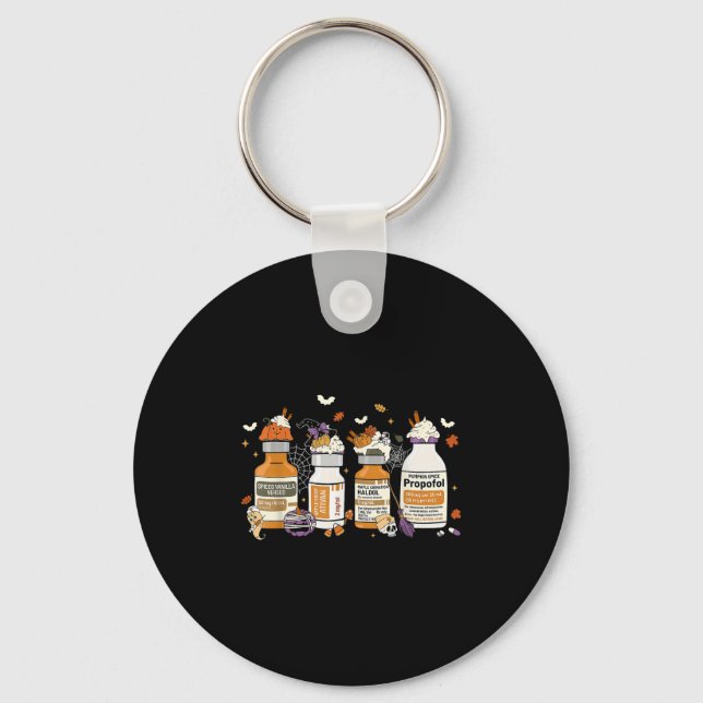 Porte-clés Pumpkin Sce Profol Ativan Versed Haldol Halloween  (Recto)