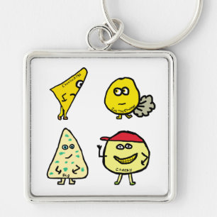 Porte-clés Puns au fromage